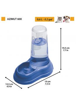 Ferplast Azimut 600 поїлка-годівниця для собак і котів