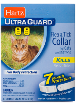Hartz UltraGuard Flea&Tick нашийник для кішок і кошенят білий