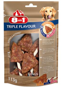 8in1triple Flavour ласощі для собак крильця