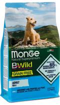 Monge BWild Grain Free Mini Adult з анчоусами