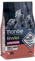 Monge BWild Low Grain All Breeds Puppy & Junior з олениною