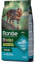 Monge BWild Grain Free Sterilised Cat с тунцом