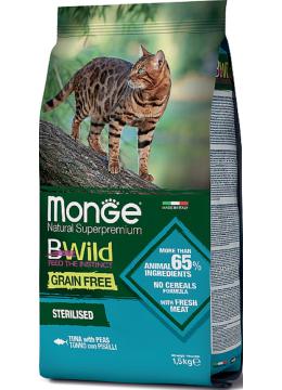 Monge BWild Grain Free Sterilised Cat з тунцем