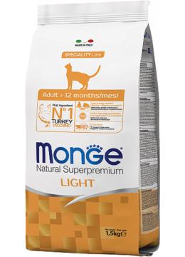 Monge Cat Light з індичкою