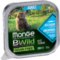 Изображение 1 - Monge BWild Grain Free Cat Adult c анчоусами і овочами паштет