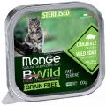Изображение 1 - Monge BWild Grain Free Cat Adult Sterilised c м'ясом кабана і овочами паштет