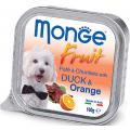 Изображение 1 - Monge Dog Fruit c качкою і апельсином шматочки в паштеті