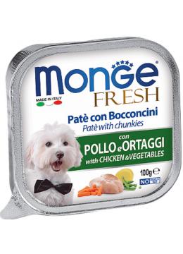 Monge Dog Fresh c куркою і овочами в паштеті