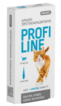 Природа Provet Profiline Краплі від бліх та кліщів для котів вагою від 4х до 8кг