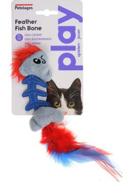 Petstages Feather Fish Bone іграшка рибка з пір'ям