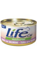 LifeCat тунець з лососем в соусі