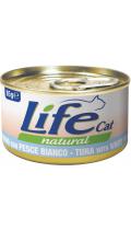LifeCat тунець з білою рибою в соусі