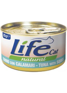 LifeCat тунець з кальмарами в соусі