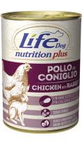LifeDog Nutrition Plus Adult з куркою і кроликом