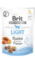 Brit Care Dog Snack Light з кроликом і папайєю