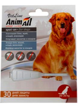 AnimAll VetLine Спот-он краплі для собак від 20кг до 30кг