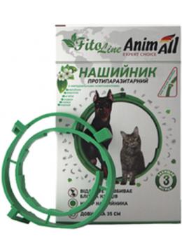 AnimAll FitoLine Nature нашийник від бліх і кліщів для собак і котів, 35 см