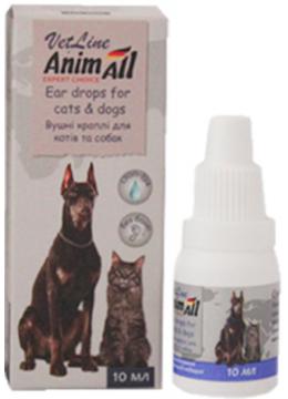 AnimAll VetLine Вушні краплі для собак і котів
