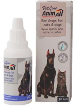 AnimAll VetLine Вушні краплі для собак і котів
