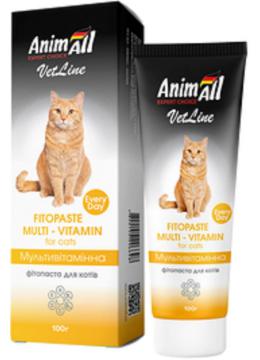AnimAll VetLine Fitopaste Мультивітамінна фітопаста для котів