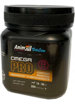 AnimAll VetLine Omega PRO вітаміни для середніх порід собак