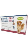Simparica Trio Таблетки для собак вагою 20-40 кг