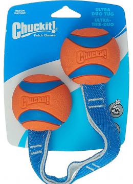 Chuckit Ultra Duo tug тенісні м'ячі на ремені