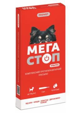 Природа Provet Мега Стоп Ультра Капли для собак до 4кг