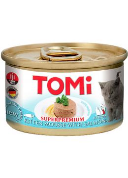 TOMi Kitten мусс с лососем для котят