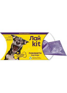 Лайkit одноразові пакети для прибирання за тваринами