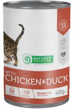 Nature's Protection Adult Sterilised Cat Chicken & Duck