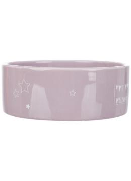 Trixie Junior Керамічна миска для цуценят і кошенят рожева
