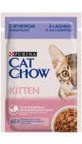 Cat Chow Kitten з ягням і цукіні в желе