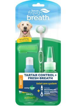 TropiСlean Fresh Breath Набір для догляду за порожниною рота великих собак