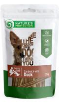 Nature's Protection Snacks For Dogs сендвічі з качки