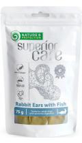 Nature's Protection Superior Care Snacks For Dogs кролячі вуха з білою рибою