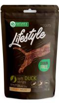Nature's Protection Lifestyle snack for cats М'які смужки з качки