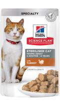 Hill's SP Feline Adult Young Sterilised Cat з індичкою в соусі