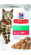 Hill's SP Feline Adult Perfect Weight з лососем в соусі