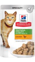 Hill's SP Feline Mature Adult 7+ Senior Vitality з куркою в соусі