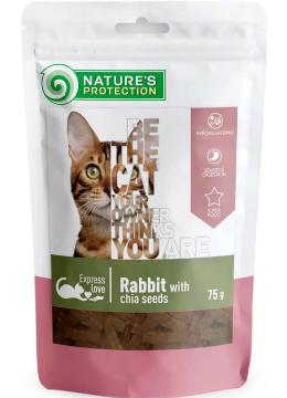 Nature's Protection snack for cats with rabbit 