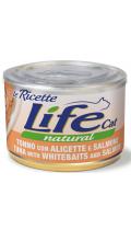 LifeCat LeRicette Тунець з анчоусами та лососем