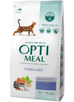 Optimeal Adult Cat Sterilised Salmon