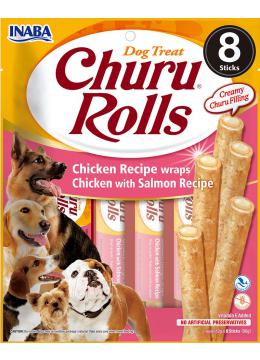 Churu Rolls Chicken with Salmon Recipe