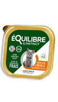 Equilibre & Instinct Мус для кошенят із м’ясом птиці, морквою та молоком