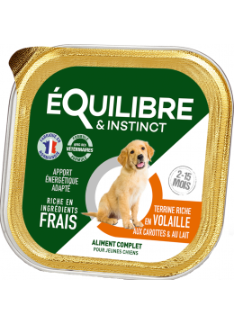 Equilibre & Instinct Паштет для цуценят із м'ясом птиці
