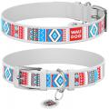 Изображение 1 - Collar WauDog Design Етно qr паспортом білий