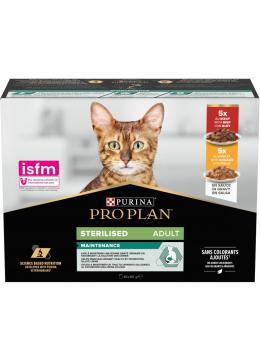 ProPlan Adult Sterilised мультипак з куркою та яловичиною