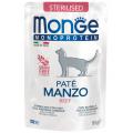Изображение 1 - Monge Cat Monoprotein Pate Sterilised паштет з яловичиною