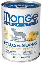 Monge Dog Monoprotein Fruit Wet курка з ананасом